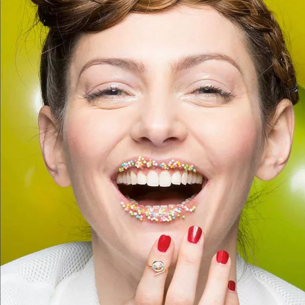 Luxury Fashion Emoji Mid Ring Fingers
